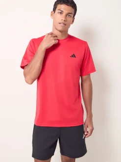 adidas Red Train Essentials Training T-Shirt
