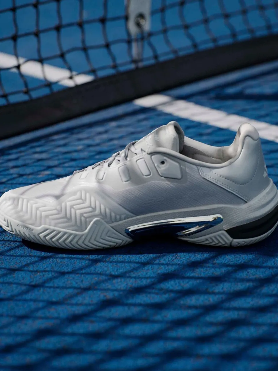 adidas Silver Barricade 13 Edition Tennis Shoes