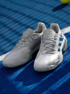 adidas Silver Barricade 13 Edition Tennis Shoes