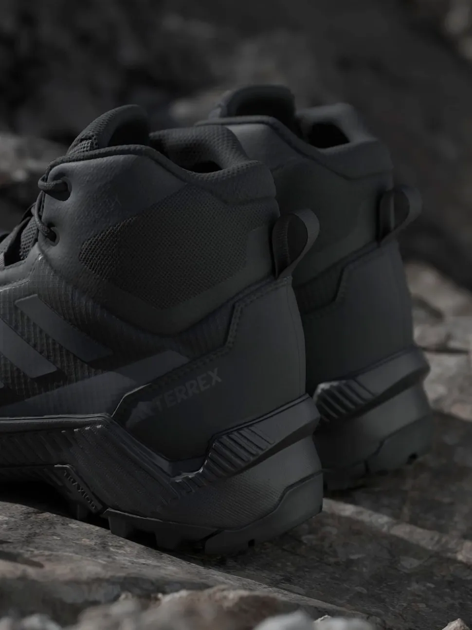 adidas Terrex Black Eastrail 2.0 Mid RAIN.RDY Hiking Boots