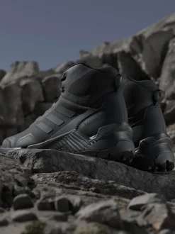 adidas Terrex Black Eastrail 2.0 Mid RAIN.RDY Hiking Boots