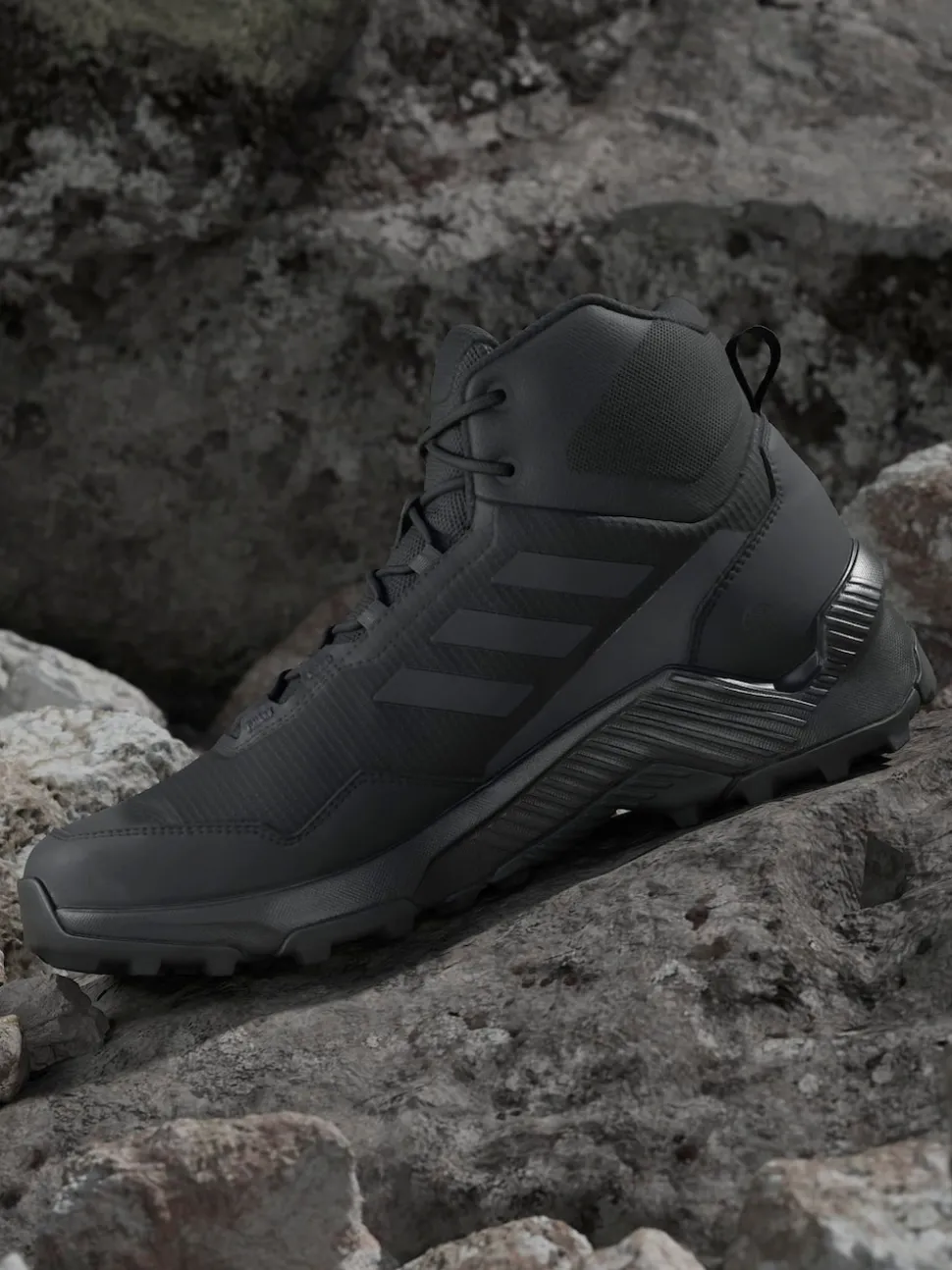 adidas Terrex Black Eastrail 2.0 Mid RAIN.RDY Hiking Boots