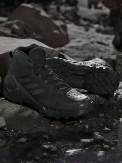 adidas Terrex Black Eastrail 2.0 Mid RAIN.RDY Hiking Boots
