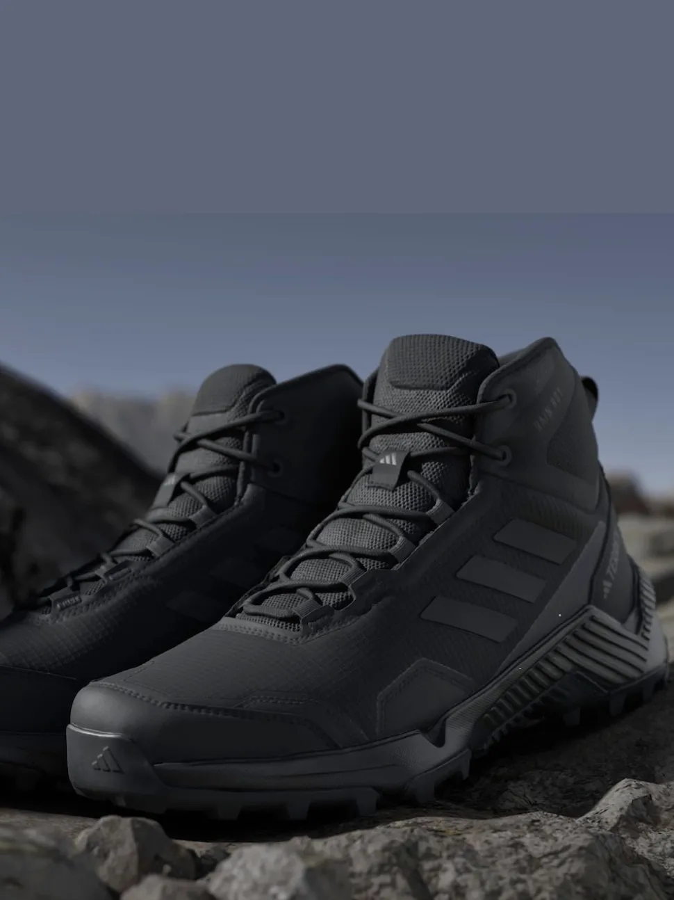adidas Terrex Black Eastrail 2.0 Mid RAIN.RDY Hiking Boots
