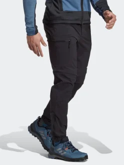 adidas Terrex Black Utilitas Hiking Zip Off Tracksuit Bottoms