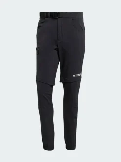 adidas Terrex Black Utilitas Hiking Zip Off Tracksuit Bottoms