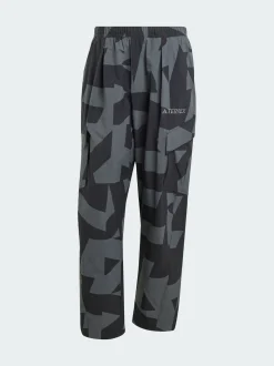 adidas Terrex Black Xploric Cargo Printed Joggers