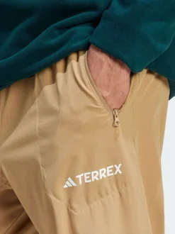 adidas Terrex Brown Multi Essentials Stretch Joggers