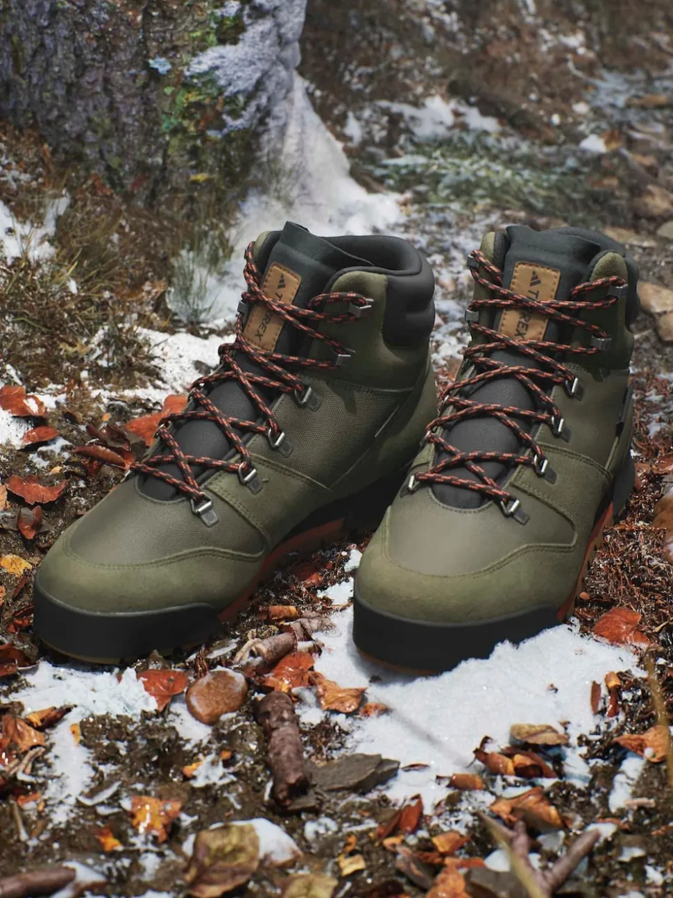 adidas Terrex Green Snowpitch Cold Rdy Hiking Boots