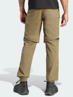 adidas Terrex Green Utilitas Hiking Zip-Off Tracksuit Joggers