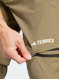 adidas Terrex Green Utilitas Hiking Zip-Off Tracksuit Joggers