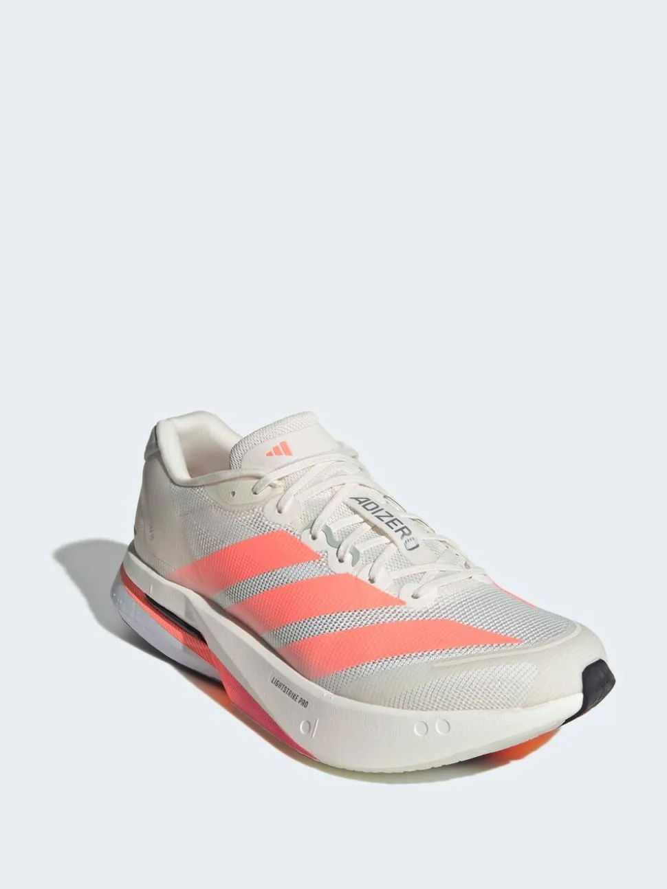 adidas White Adizero Boston 13 Running Shoes