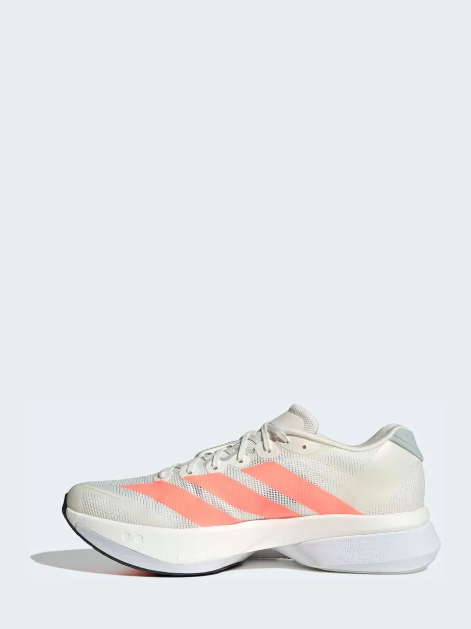 adidas White Adizero Boston 13 Running Shoes