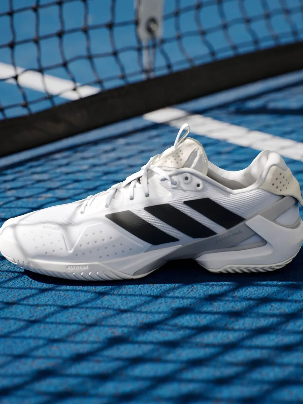 adidas White Adizero Ubersonic 5 Tennis Shoes
