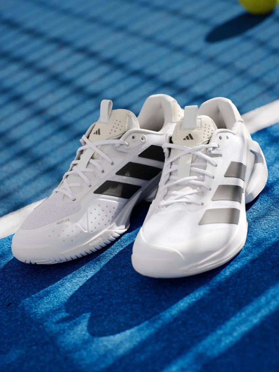 adidas White Adizero Ubersonic 5 Tennis Shoes
