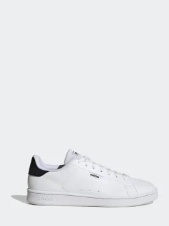 adidas White Black Urban Court Trainers