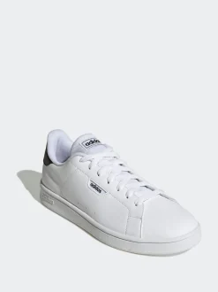 adidas White Black Urban Court Trainers