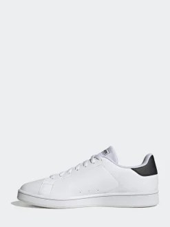 adidas White Black Urban Court Trainers
