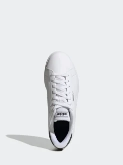 adidas White Black Urban Court Trainers