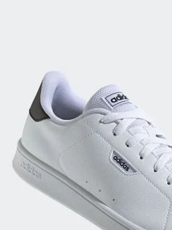 adidas White Black Urban Court Trainers