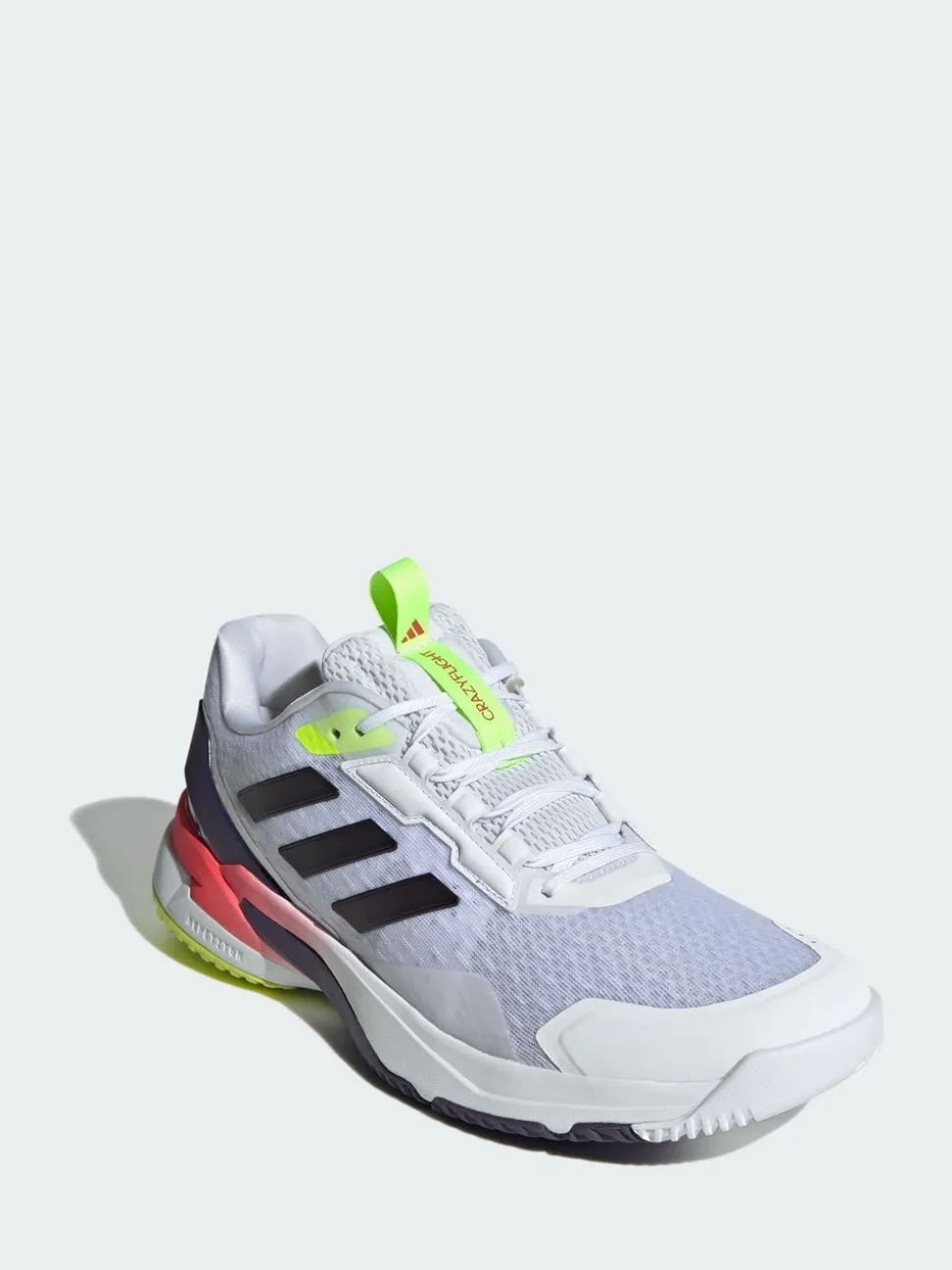 adidas White Crazyflight 6 Indoor Shoes