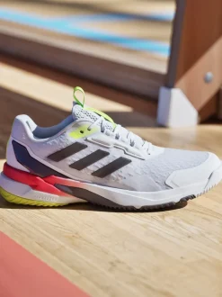 adidas White Crazyflight 6 Indoor Shoes