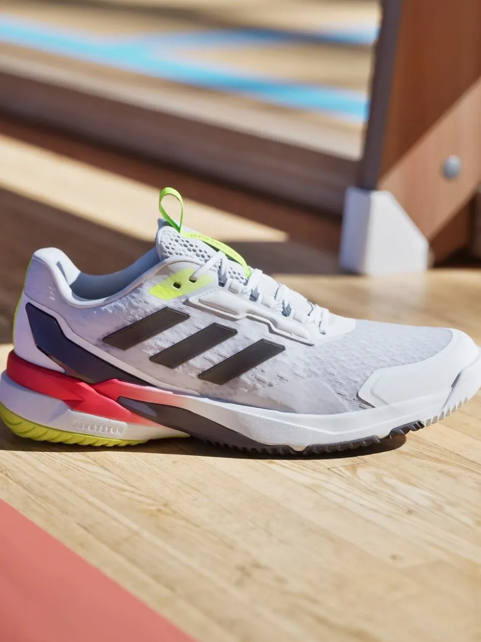 adidas White Crazyflight 6 Indoor Shoes