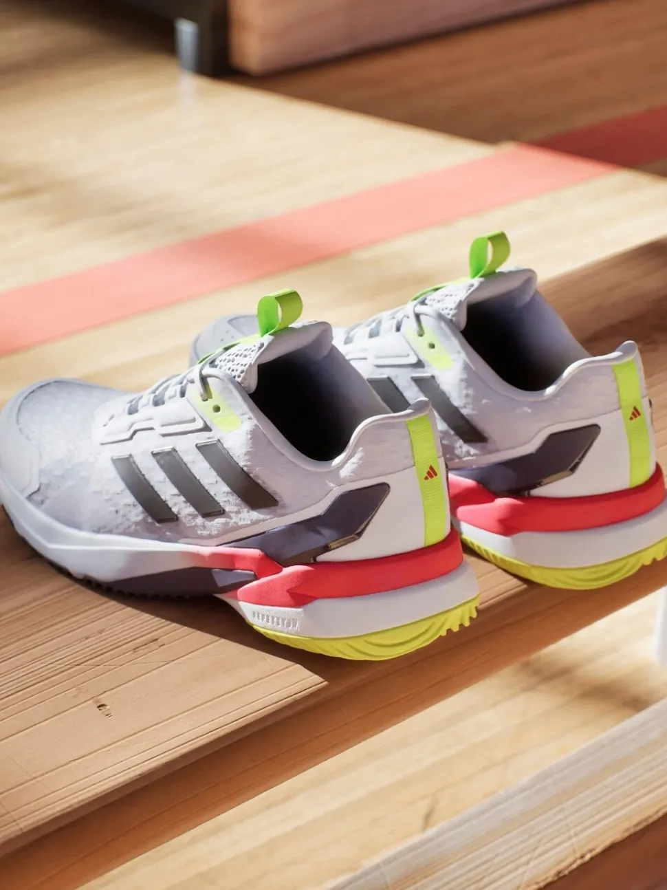 adidas White Crazyflight 6 Indoor Shoes
