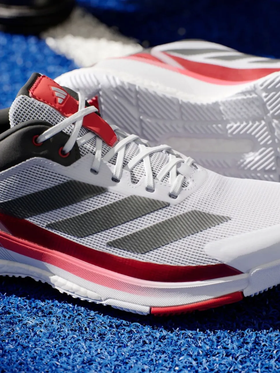 adidas White Crazyquick Boost Padel Shoes
