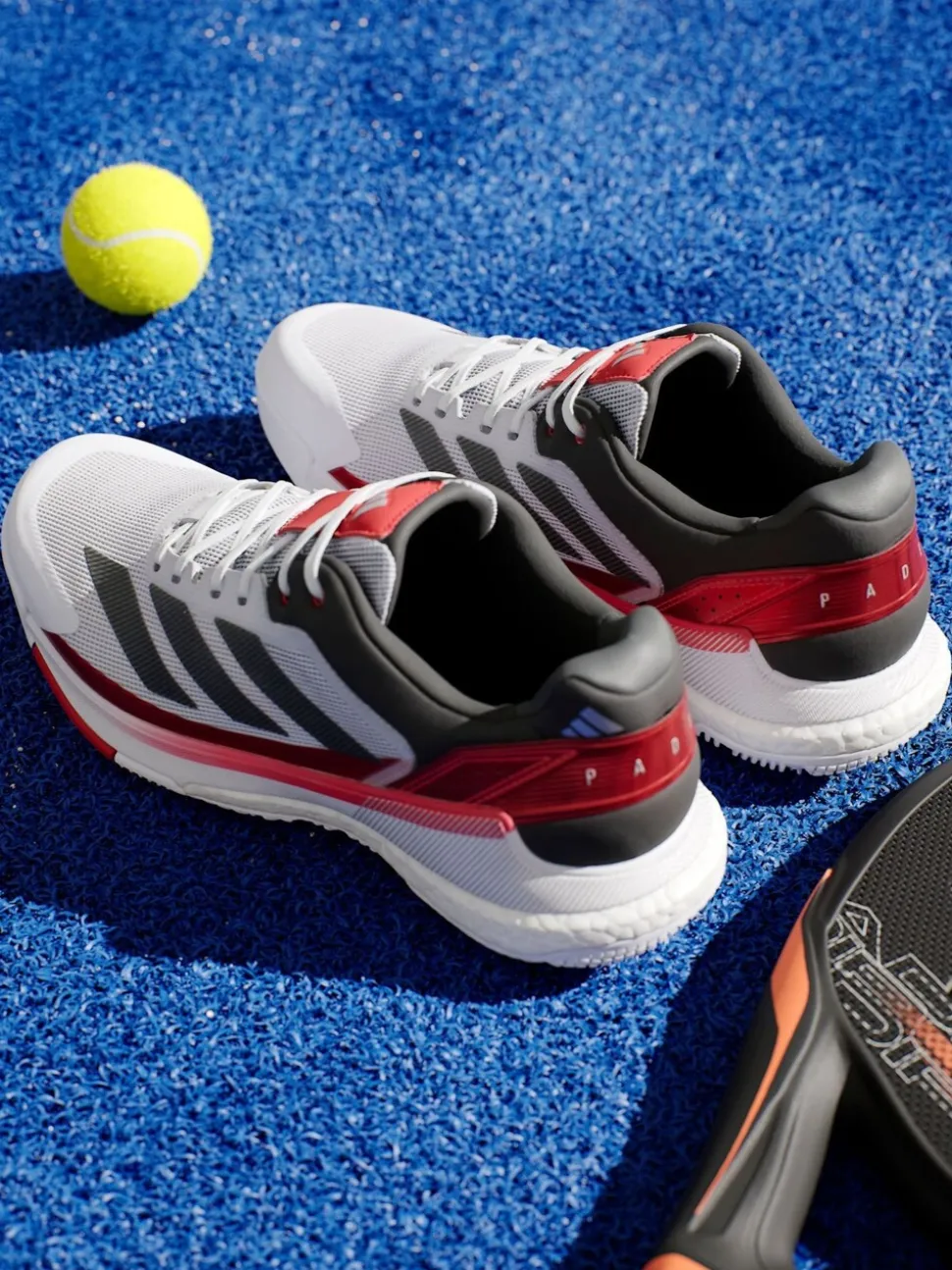 adidas White Crazyquick Boost Padel Shoes
