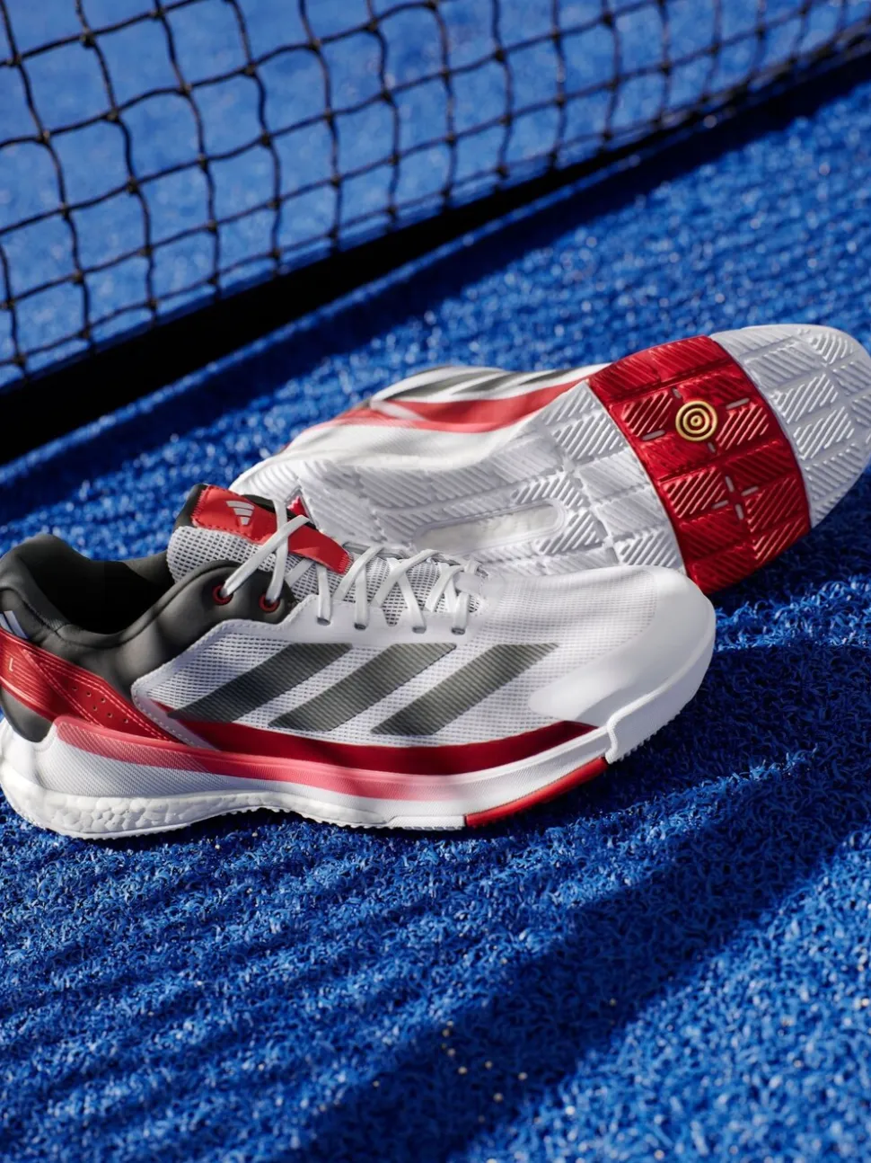 adidas White Crazyquick Boost Padel Shoes