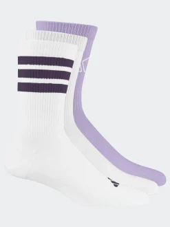 adidas White Ecru Logo Socks 3 Pack