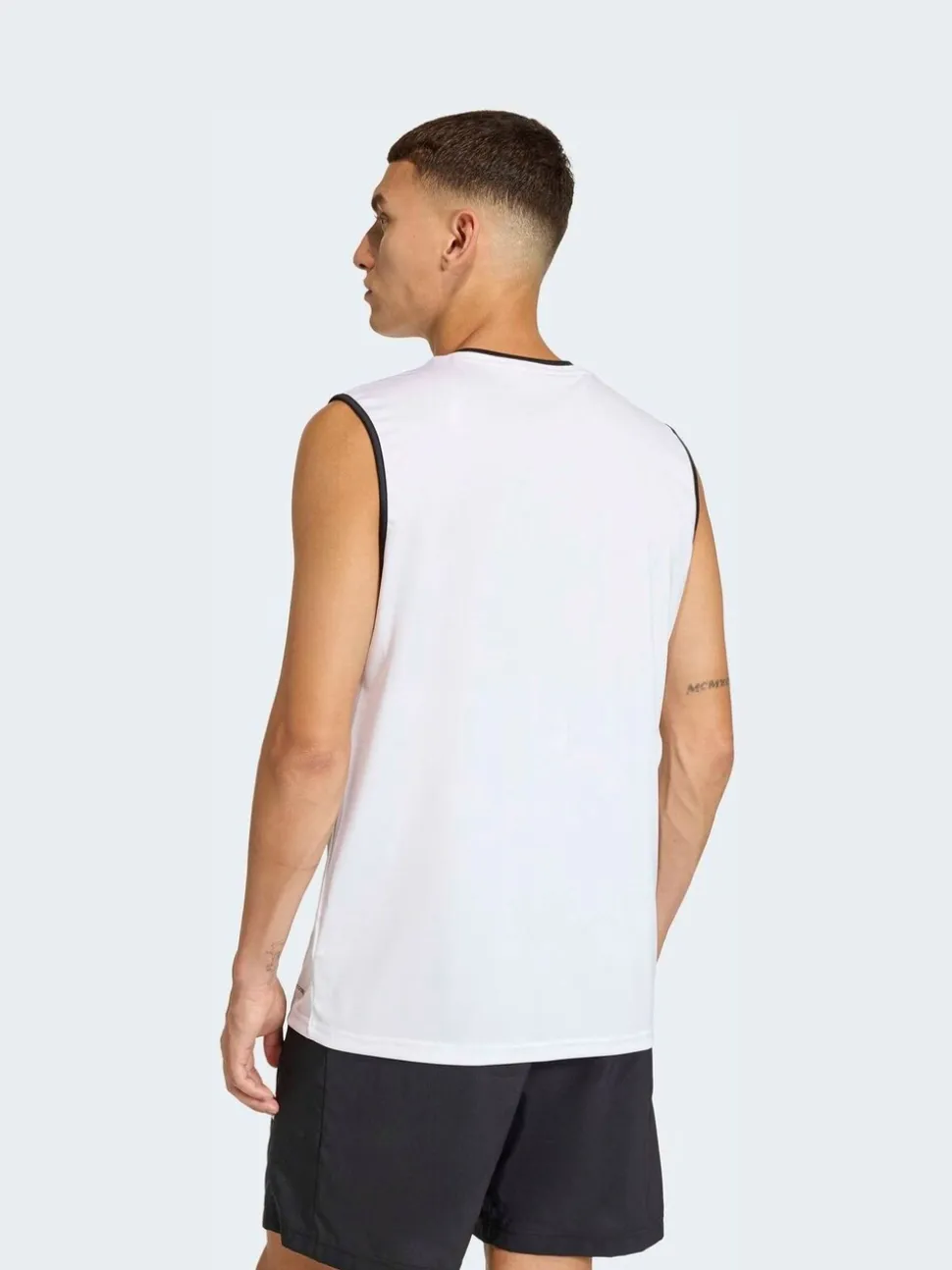 adidas White Entrada26 Sleeveless Jersey