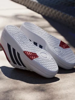 adidas White Hoops 4.0 Shoes