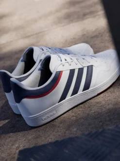 adidas White Hoops 4.0 Shoes