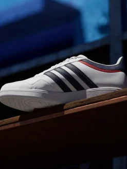 adidas White Hoops 4.0 Shoes