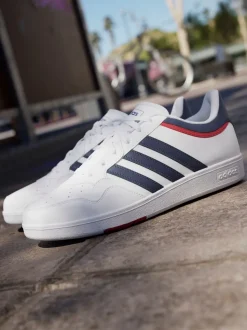 adidas White Hoops 4.0 Shoes