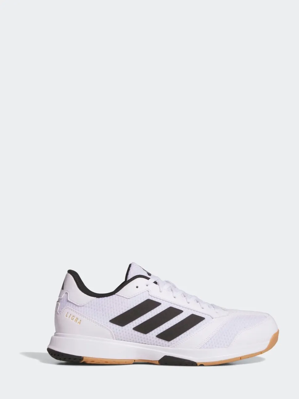 adidas White Ligra 8 Indoor Shoes