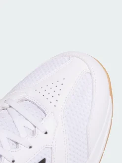 adidas White Ligra 8 Indoor Shoes