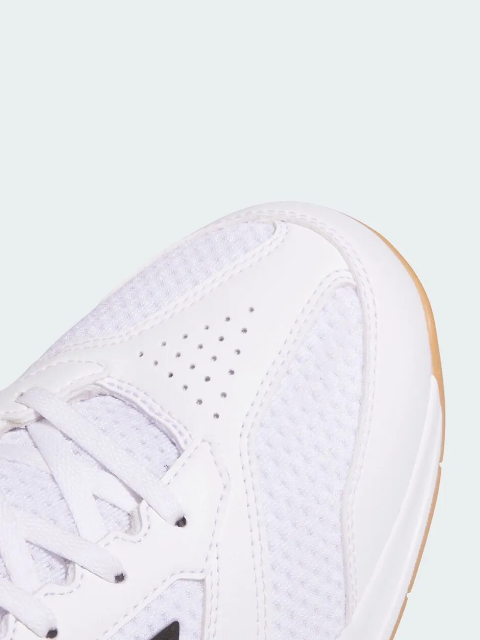 adidas White Ligra 8 Indoor Shoes