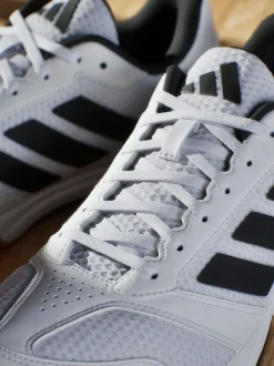 adidas White Ligra 8 Indoor Shoes