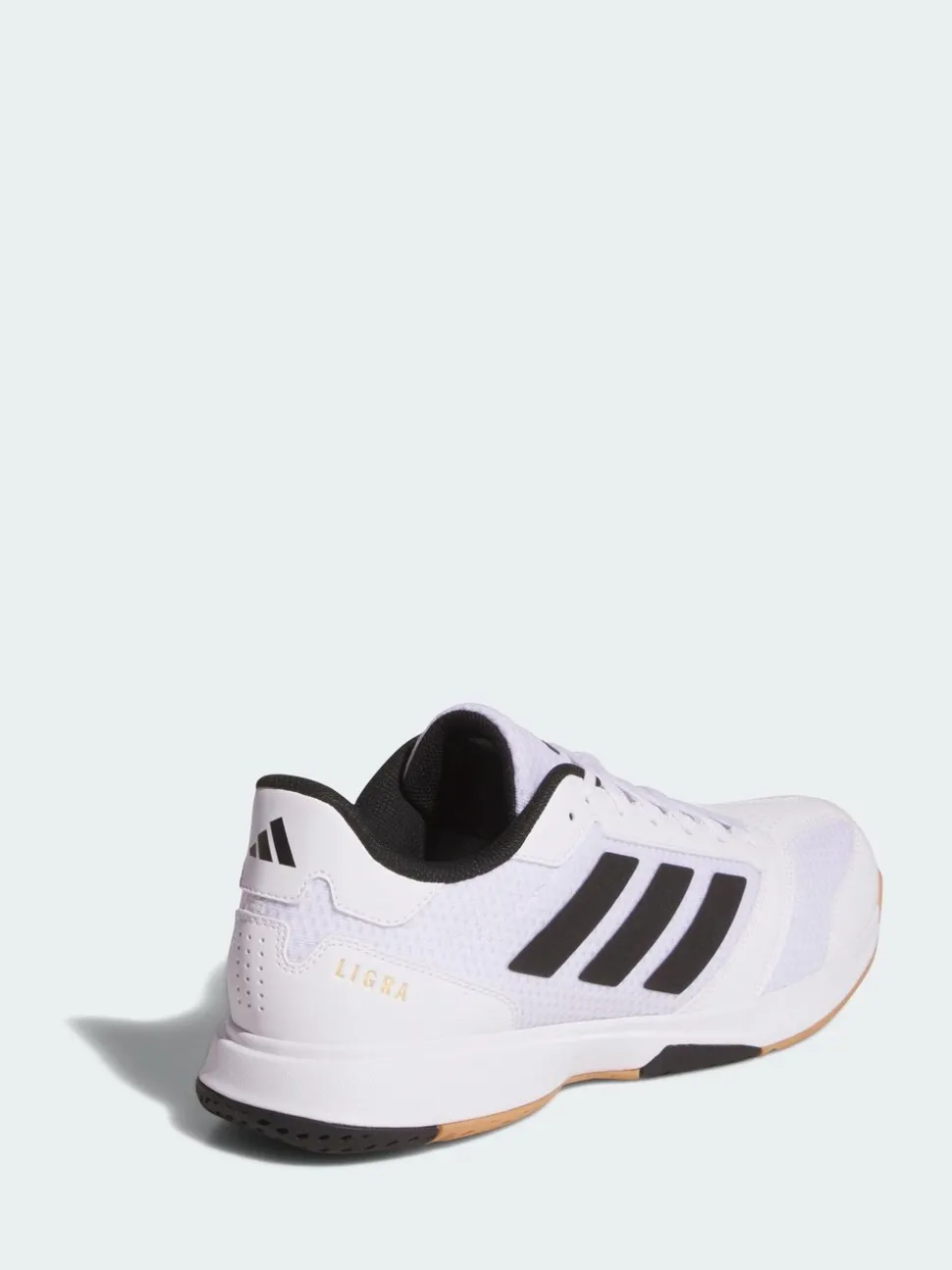 adidas White Ligra 8 Indoor Shoes