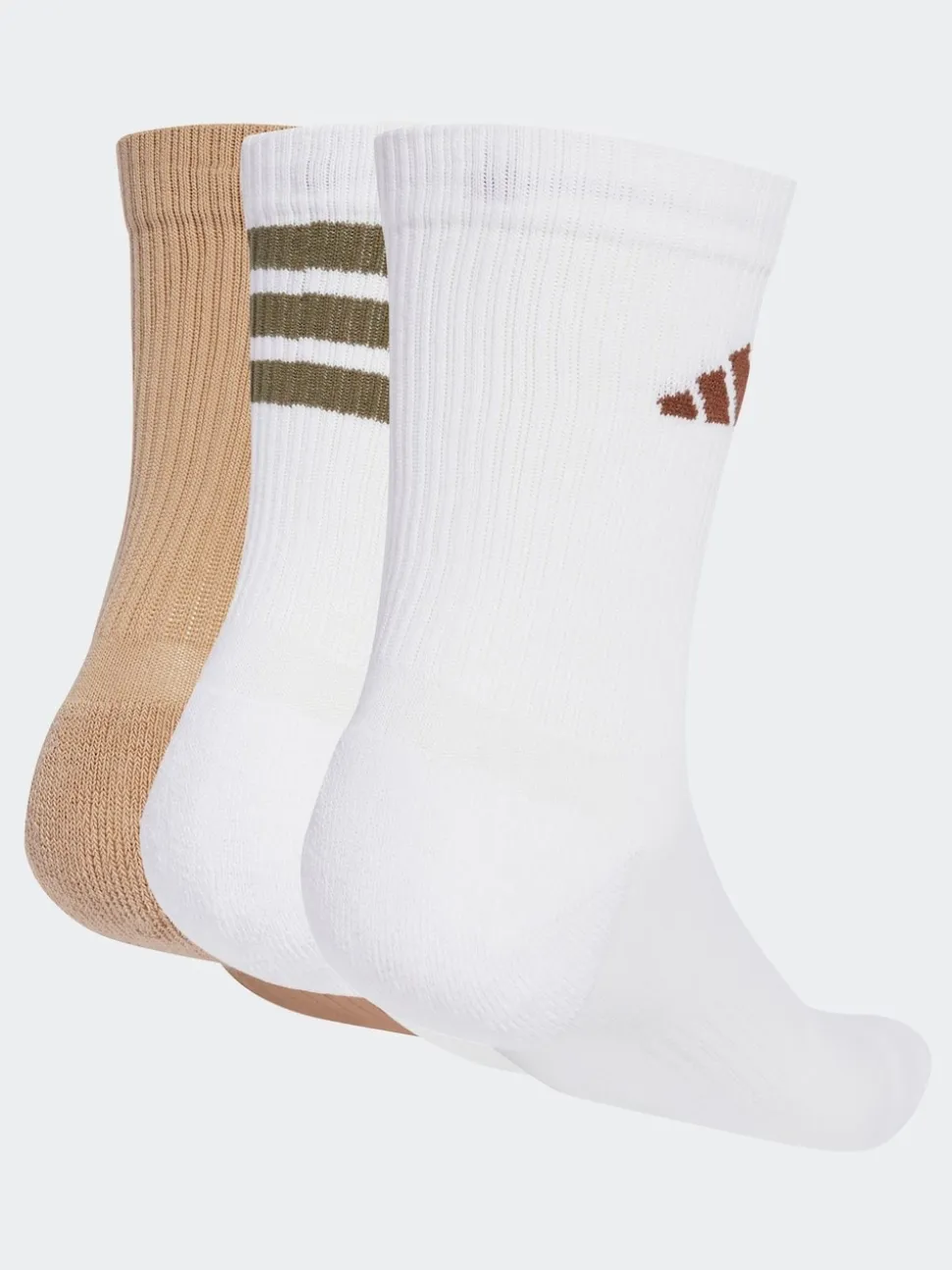 adidas White Logo Socks 3 Pack