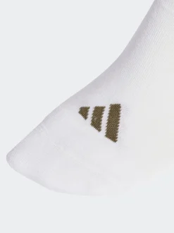 adidas White Logo Socks 3 Pack