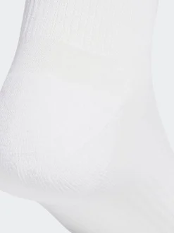 adidas White Logo Socks 3 Pack