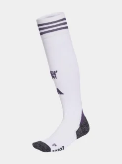 adidas White Manchester United 25/26 Away Socks