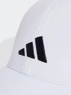 adidas White New Logo Embroidered Baseball Cap