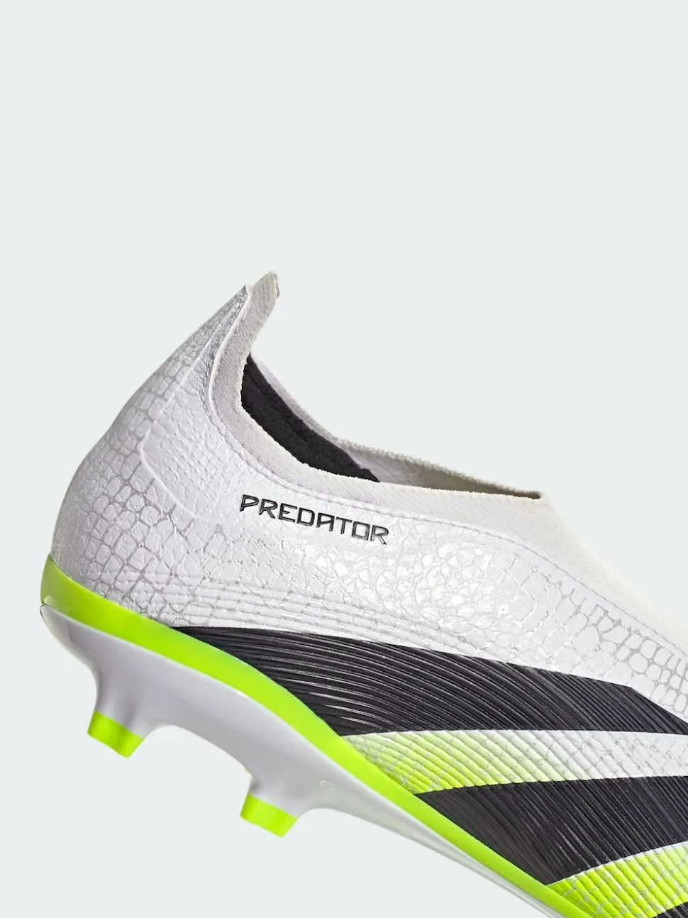 adidas White Predator League Laceless Firm/Multi-Ground Boots