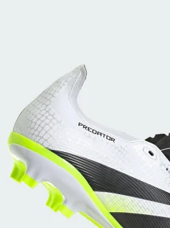 adidas White Predator League Firm/Multi-Ground Boots