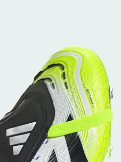 adidas White Predator Pro Fold-Over Tongue Firm Ground Boots